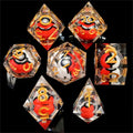 7-Piece Polyhedral Dice Set with Red and White Ball Cores [YQT:AS-261012-002:f448a2d965f3e841]