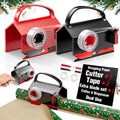 Dual Use Wrapping Paper Cutter and Tape Dispenser with Carry Handle [YQT:AS-261004-005:9268e5f15086ce65]