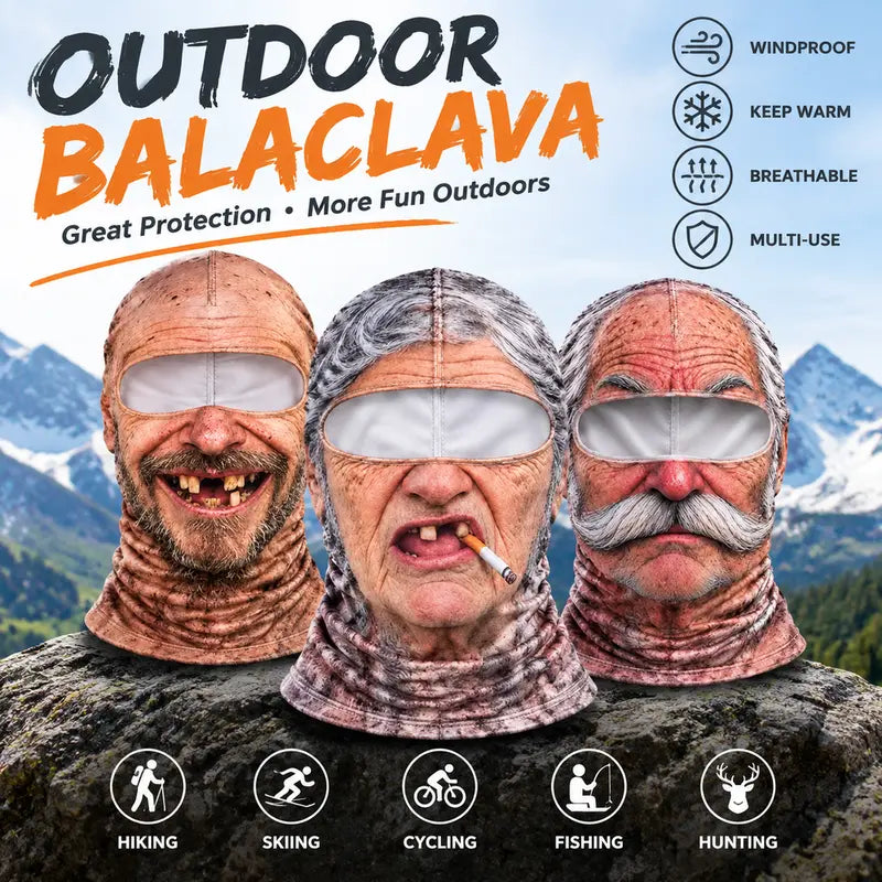 Funny Realistic Old Face Print Balaclava for Winter Skiing and Costume Parties [YQT:AS-261008-005:084c4bab74978cab]