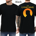 The Lying King Silhouette Graphic T-Shirt with Sunset Circle Back Design