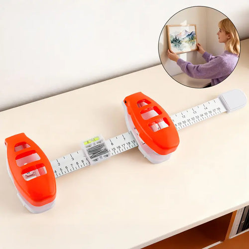 Adjustable Picture Hanging Tool with Bubble Level and Inch and Centimeter Ruler [YQT:AS-261006-009:2c65c2297208e15c]