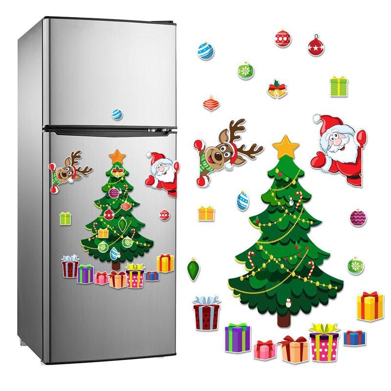 Christmas Refrigerator Magnets with Santa, Reindeer, Ornaments and Gift Designs [YQT:AS-261009-003:eb8f256ce25d4289]