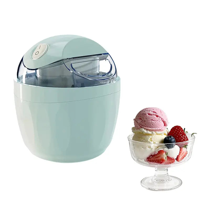 Mini Electric Ice Cream Maker with One-Touch Operation in Pastel Colors [YQT:AS-261004-001:d02299d319cfbbf8]