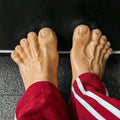 Novelty Foot Shaped Slide Sandals with Sculpted Toes and Vein Details [YQT:AS-261012-001:f58a2003e14edf9c]