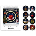 Christmas Music Player Fridge Magnet with Nine Decorative Record Discs [YQT:AS-261004-009:db98db5edc789c23]