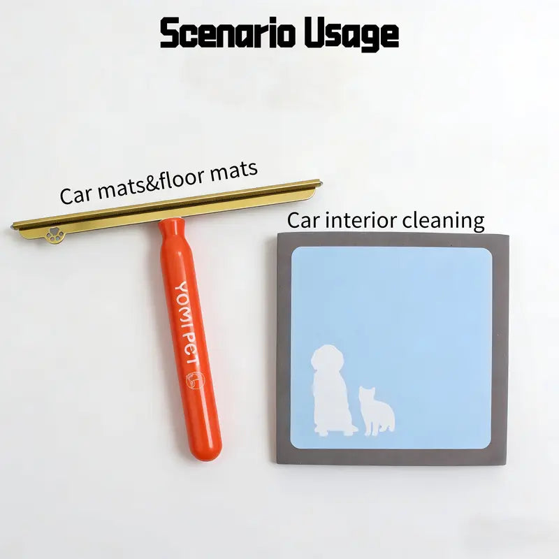 YOMI PET Reusable Pet Hair Remover Brush for Carpets and Car Mats [YQT:AS-261006-001:f16fc896833444e1]