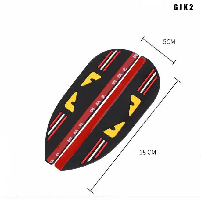 Car Side Mirror Rain Visor with Decorative Graphics and Stripe Accents [YQT:AS-261006-008:2fac4fcbdfee7da2]