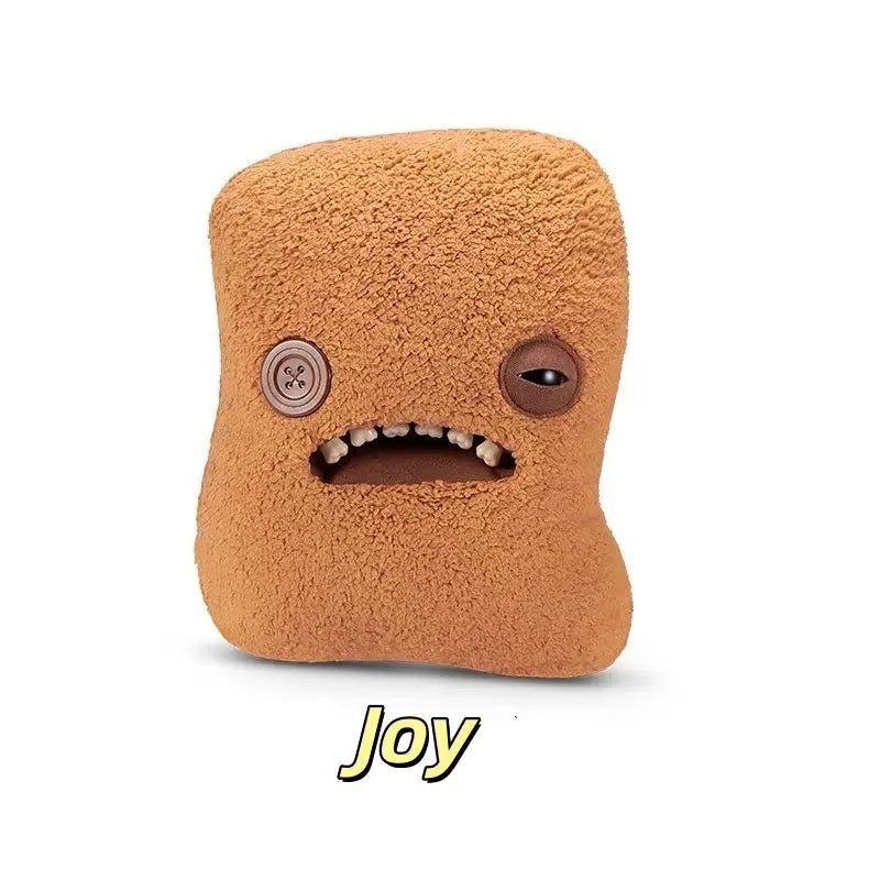 Chicken Nugget Monster Plush Toy with Quirky Faces and Toothy Grins [YQT:AS-261006-005:ae5b6c924b8782df]