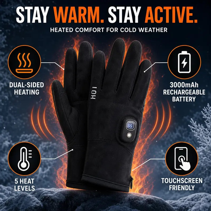 Rechargeable Heated Gloves with Adjustable Heat and Flip-Back Fingertips for Cold Weather [YQT:AS-261010-003:ed0b0769abdcbcab]
