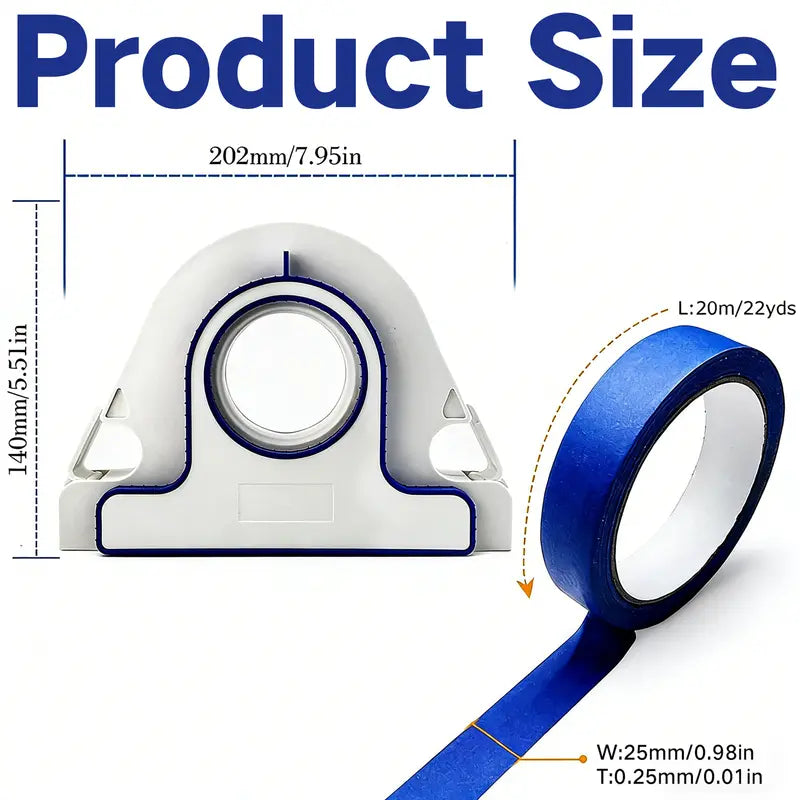 Painter’s Masking Tape Applicator Tool and Blue Tape Refill Options [YQT:AS-261008-002:8531d387ff9bb392]