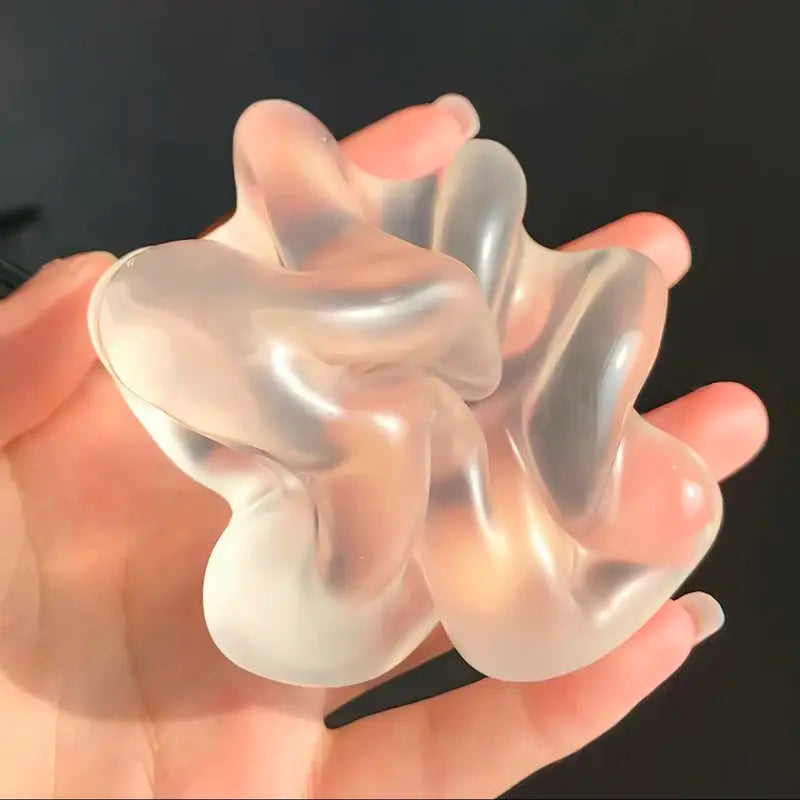 Soft Squeeze Fidget Toy with Rounded Shape in Translucent and Pearl Colors [YQT:AS-261006-006:92a4fe7f74bad89b]