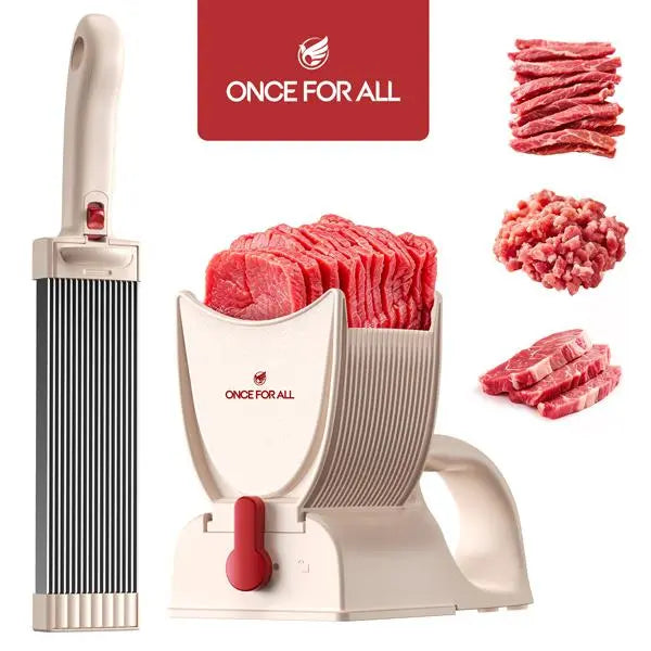 Manual Tabletop Meat Slicer with Adjustable Multi-Blade Cutter and Handle [YQT:AS-261004-006:41db22474550dbbb]
