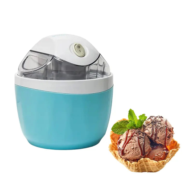 Mini Electric Ice Cream Maker with One-Touch Operation in Pastel Colors [YQT:AS-261004-001:74a8ec7df71016c8]