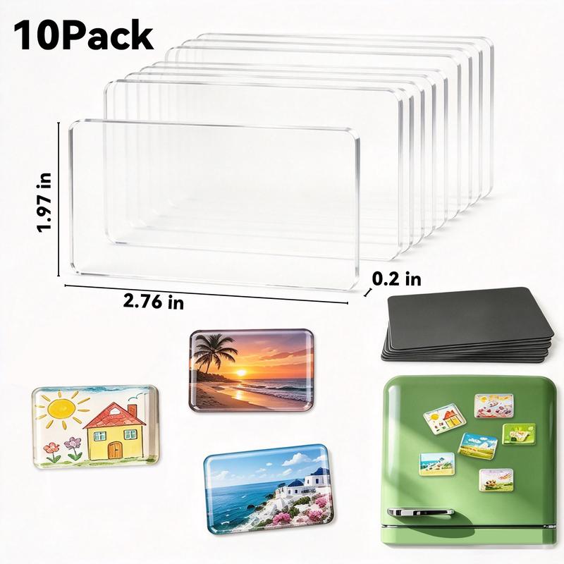 Clear Acrylic DIY Magnetic Photo Frames for Photos, Drawings and Crafts [YQT:AS-261006-007:b93428f0cef4cbf1]