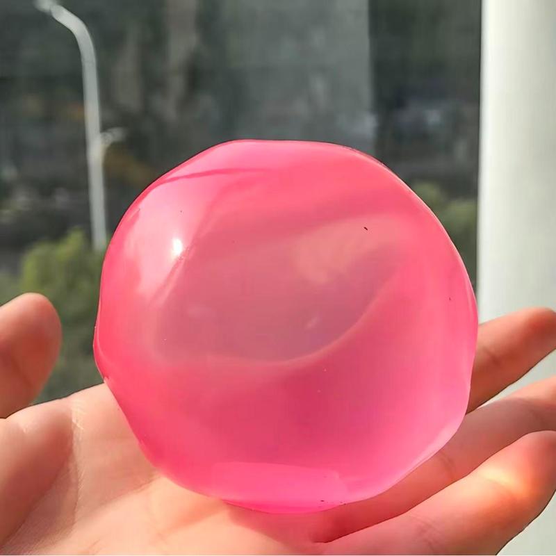 Soft Squeeze Fidget Toy with Rounded Shape in Translucent and Pearl Colors [YQT:AS-261006-006:db4d459386b578d5]