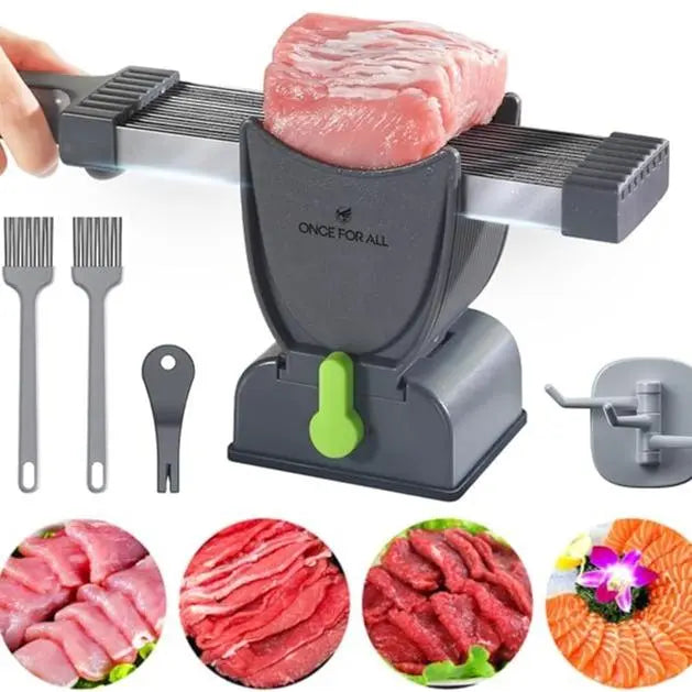 Manual Tabletop Meat Slicer with Adjustable Multi-Blade Cutter and Handle [YQT:AS-261004-006:90f1e9c88311fed1]