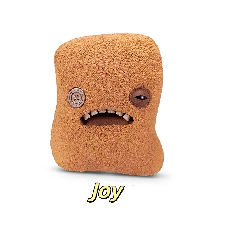 Chicken Nugget Monster Plush Toy with Quirky Faces and Toothy Grins [YQT:AS-261006-005:f50d8b07d13af5b3]